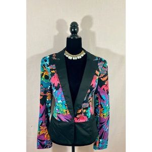 Nicole by Nicole Miller Floral Blazer